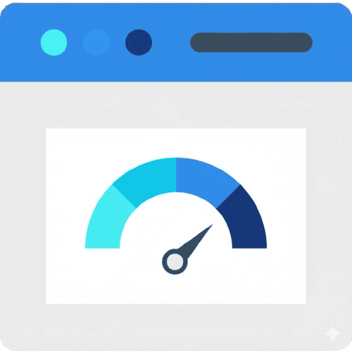 Ícono de optimización total de páginas web