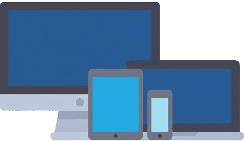 Ícono de diseño adaptable de páginas web